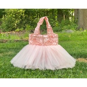 Tulle Tutu Bag, Ballet Dance Recital Tote Bag Gift, Bridal Tote,Flower Girl Tote